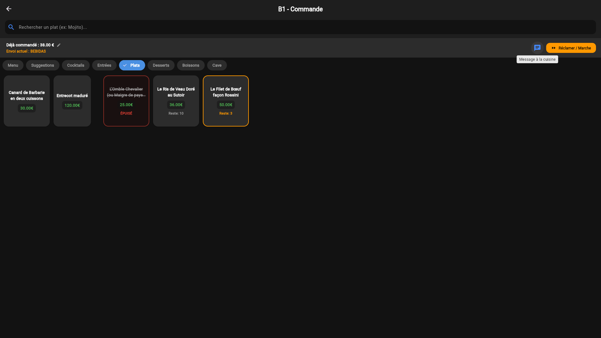 Logiciel de Caisse POS Restaurant ChefTables OS